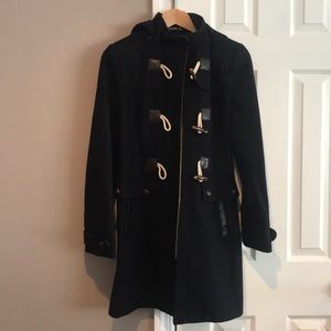 Navy peacoat